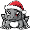 Dinosaur Stegosaurus Christmas Cute
