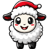 Sheep Christmas Cute