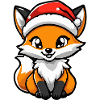 Fox Christmas Cute