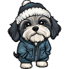 Havanese Dog Winter