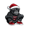 Gorilla Christmas X-Mas
