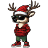 Deer Christmas X-Mas