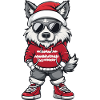 Wolf Christmas X-Mas