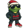 Frog Christmas X-Mas