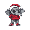 Noël éléphant Noël