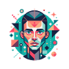 Geometric Face Portrait