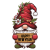 Gnome Dwarf Happy New Year