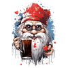 Gnome with Santa hat