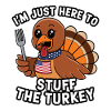 Dinde drôle de Thanksgiving