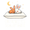 Official Sleeping Shirt Rabbit Pair