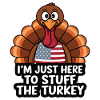 Dinde drôle de Thanksgiving