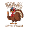 Dinde drôle de Thanksgiving