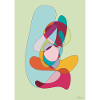 Abstrakte Farbflächen Komposition