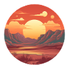 Desert Canyon Landscape