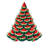 Christmas Tree Melon Summer Winter