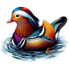 Mandarin duck