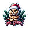 Merry Christmas Cat Xmas