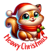 Meowy Christmas Cat