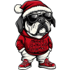 Mastiff Chien Noël Noël