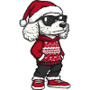 Caniche Chien Noël Noël