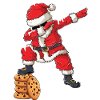 Dabbing Santa Claus Christmas Design