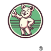 Thumbs Up – Funny Pig