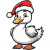 Goose Christmas Cute