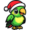 Parrot Christmas Cute