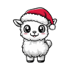 Alpaca Llama Christmas Cute