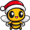 Bee Christmas Cute