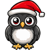 Owl Christmas Cute