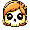 Halloween Geist Schädel