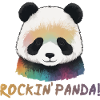 Panda Bear Kids Rocking Panda