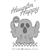 Hauntin' Happy- Halloween - Ghost