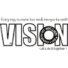 Inspirational Vision Motif Graphic