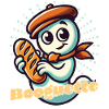 Ghost Baguette Lover Booguette