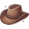 Western Cowboy Hat Illustration