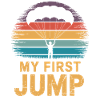 My First Jump Skydiving Retro