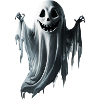 Smiling Halloween Ghost