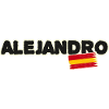 Alejandro Spanish flag Spain