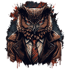 Owl with tie