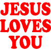 Jesus loves you