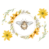 Bee & Flower