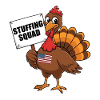 Dinde drôle de Thanksgiving