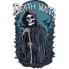 Sensenmann "Death Waits" Gothic Art