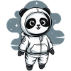 Panda Astronaut pour les enfants