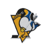 Penguin embroidered with thread