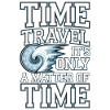 Zeitreise-sci-fi-enthusiast Und Zeitmaschine
