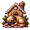 Pug Gingerbread