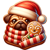 Weihnachts Mops